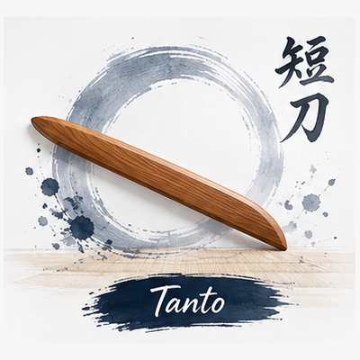 Tanto, couteau en bois
